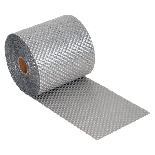 NOOR Zaunblende Rattan chrom 0,19 x 2,55 m  830 gr/m² Sichtschutzstreifen