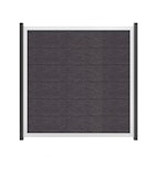 GroJa Viento Designzaun Typ Quadratisch 180x180 mit Rahmen Silber GroJa Viento Designzaun Typ Quadratisch 180x180 mit Rahmen SilberZubehörbild