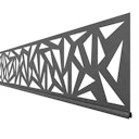 Vorschaubild Traumgarten SYSTEM Dekorprofil TRIGON Anthrazit 2360 mm