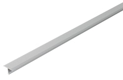 Alberts® T-Abdeckprofil, Alu silber elox.,LxBxH 1000x25x9mm 477110