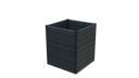 Vorschaubild GroJa Solid Rhombus Stecksystem Hochbeet Cube 70 x 70 x 79 cm  Steingrau co-extrudiert