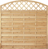 T&J MAXI BOGEN RANK Lamellenzaun 180 x 180/160 cm T&J MAXI BOGEN RANK Lamellenzaun 180 x 180/160 cmZubehörbild