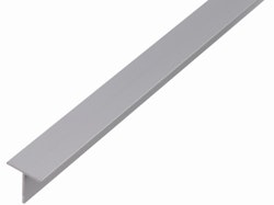 Alberts® BA-Profil, T-Form, Alu, versch. Größen