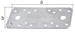 Flachverbinder rostfrei 96x35x2,0 mm