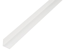 Alberts® Winkelprofil, gleichsch., PVC weiß, LxBxHxS 2000 x 60 x 60 x 2 mm 477004