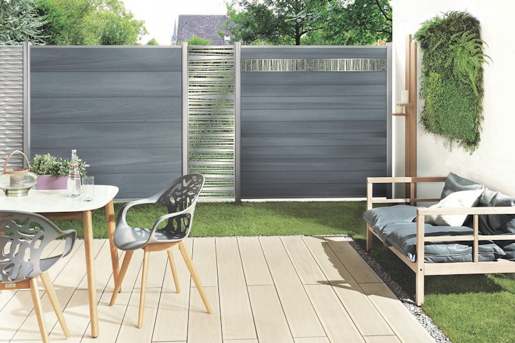 TraumGarten SYSTEM Designgitter LINEA Edelstahl