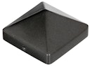 Vorschaubild Alberts® Pfostenkappe für Holzpfosten hoch Aluguss anthr. kstbe. LxB 90x90 mm 