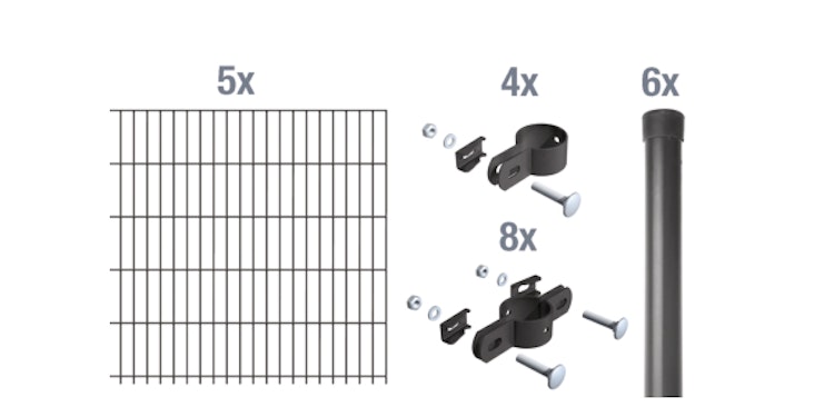Alberts® Einstab-Gittermatte Garden Grundset 10m
