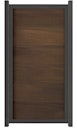 Vorschaubild GroJa Viento Designzaun Typ Hochkant 90x180 mit Rahmen Anthrazit