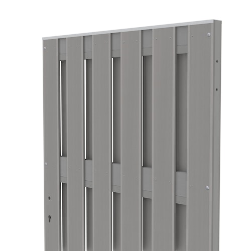 TraumGarten Jumbo WPC Alu-Design Einzeltor 980 x 1790 mm