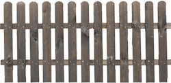 T&J BLACKLINE-Serie Vorgartenzaun, 180 x 85 cm, anthrazit lasiert, Staketen 16/90 mm, Riegel 22/70 mm