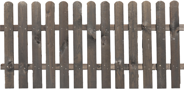 T&J BLACKLINE-Serie Vorgartenzaun, 180 x 85 cm, anthrazit lasiert, Staketen 16/90 mm, Riegel 22/70 mm