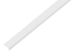 Alberts® Abschlussprofil rund, selbstklebend, Kunststoff. 19x7mm, Länge 1m