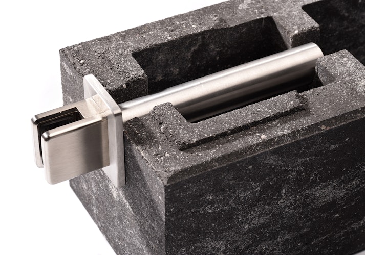 WESERWABEN® Halterung für Sichtschutz-Element 8er-Set - Vario-Line® Classic