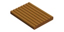 Vorschaubild Handmuster OSMO Terrassendiele Bangkirai 38 x 145 mm AD genutet