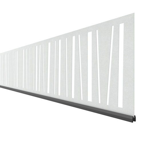 Traumgarten SYSTEM Dekorprofil LINEA Silber