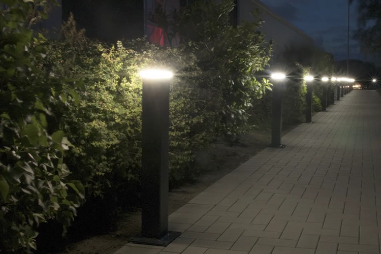 dz LED Zaunbeleuchtung für Torpfosten 120 x 120 mm