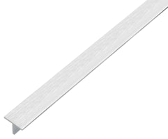 Alberts® T-Profil, Alu, 15x15mm, versch. Längen