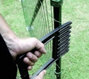 Vorschaubild Alberts® Schweißgitter Fix-Clip Pro® Komplettset 10 / 25 Meter mit Bodenhülse