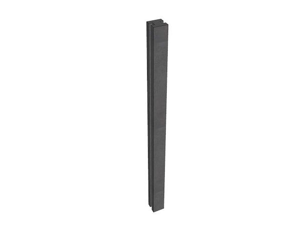 WWOO Beton-Mittelpfosten, anthrazit 240x11,5x11,5 cm