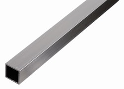 Alberts® BA-Profil, Vierkant, Alu, Länge 2,6m, versch. Maße