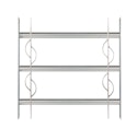 Vorschaubild Alberts® Fenstergitter Secorino Style,ausziehbar,galv.blau verzinkt,HxB-B 450x500-650mm 