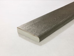 Millboard® Bullnose Board ENHANCED Ebony Grey  150 x 3600 x 32 mm