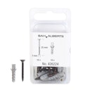 Vorschaubild Alberts® Schrauben- und Dübel-Set, Stahl roh, 25x3mm