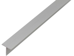 Alberts® T-Profil, Alu, versch. Größen
