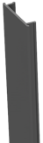 GroJa Stecksystem Alu-Abdeckleiste, 100cm für 7x7er u. 9x9er Pfosten GroJa Stecksystem Alu-Abdeckleiste, 100cm für 7x7er u. 9x9er PfostenZubehörbild