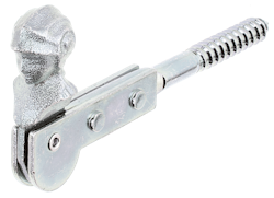 Alberts® Fensterladen-Feststeller, Frauenkopf, galvanisch verzinkt dickschichtpassiviert,zEinschrauben,⌀9/129 mm 314699