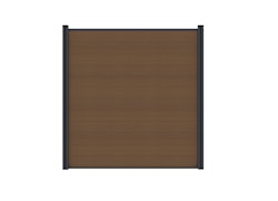 T&J MAX WPC Steckzaunset 175 x 168 cm