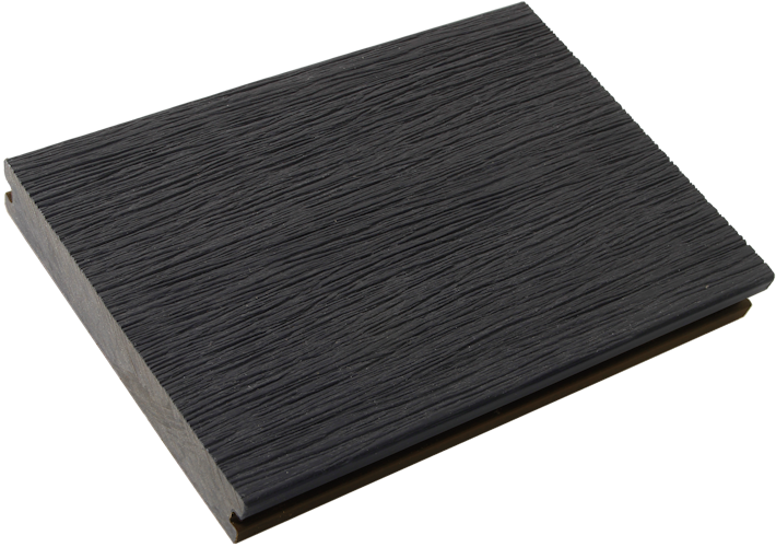 Fiberdeck Vintage WPC-Terrassendiele Bi-Color Graphite/Wenge massiv 23 x 138 mm