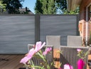 Vorschaubild GroJa Viento Designzaun Typ Quadratisch 180x180 mit Rahmen Anthrazit