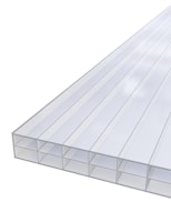 T&J TERRASSENÜBERDACHUNG KOMPLETTSET TEJEPOLY HEATBLOC16 Stegdreifachplatte Weiß-Opal 4900 x 3500 mm, weiß-opal