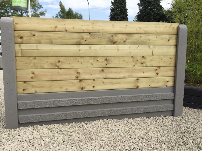 ORIGI WALLS™ Holz Sichtschutz Abschlussprofil oben Nut 2000 mm