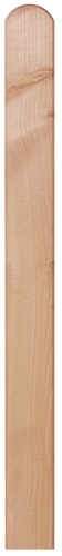 BM Zaunpfosten Douglasie 90 x 90 mm vierkant Kopf gerundet, naturbelassen -Verschieden Höhen-