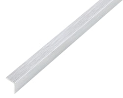 Alberts® Winkelprofil selbstklebend, Alu, edelstahldesign hell, versch. Größen