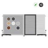 TraumGarten SYSTEM / DESIGN Alu Doppeltor auf Maß mit E-Antrieb TraumGarten SYSTEM / DESIGN Alu Doppeltor auf Maß mit E-AntriebZubehörbild