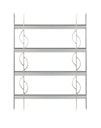 Vorschaubild Alberts® Fenstergitter Secorino Style,ausziehbar,galv.blau verzinkt,HxB-B 600x500-650mm 
