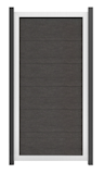 GroJa Viento Designzaun Typ Hochkant 90x180 mit Rahmen Silber GroJa Viento Designzaun Typ Hochkant 90x180 mit Rahmen SilberZubehörbild