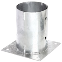 Alberts® Aufschraubhülse für Rundholzpfosten Ø141mm
