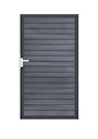 Vorschaubild GroJa Solid Rhombus Einzeltor Rahmen Aluminium Anthrazitgrau 1000 x 1800 mm