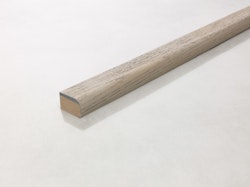  Millboard® Abschlussprofil  Bullnose rund flexibel Weathered Oak Driftwood / Smoked Oak 2400 mm x 50 x 32 mm
