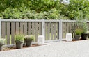 Vorschaubild Traumgarten RAJA WPC ALU XL Vorgartenzaun-Set Anthrazit, 1800 x 950 mm