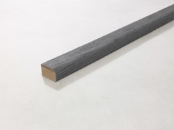  Millboard® Abschlussprofil  Bullnose rund flexibell ENHANCED GRAIN Brushed Basalt 2400 mm x 50 x 32 mm
