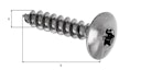 Vorschaubild Alberts® Holzschraube Maxi-Fix Edelstahl SxL ⌀6x30 mm Box à 4 St. 