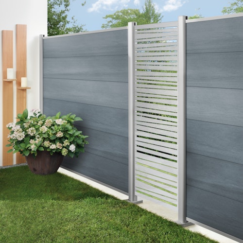TraumGarten SYSTEM Designgitter LINEA Edelstahl