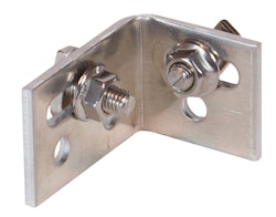 aMbooo Terrassendielen Multiecke für ALU UK 40x40mm, Stück, inkl. Schrauben und Muttern