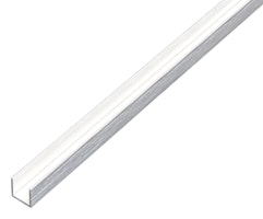 Alberts® U-Profil, Alu, versch. Größen